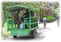 Taxi p� La Digue